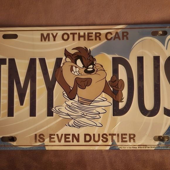 Warner Bros. Other Taz Vehicle Plateetmy Dustmy Other Caris Even